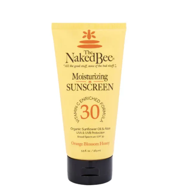 5.5oz Orange Blossom Honey SPF30 Moisturizing Sunscreen by Naked Bee