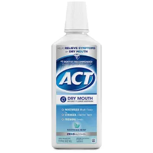 Act Total Care Rinse Dry Mouth Mint 18oz