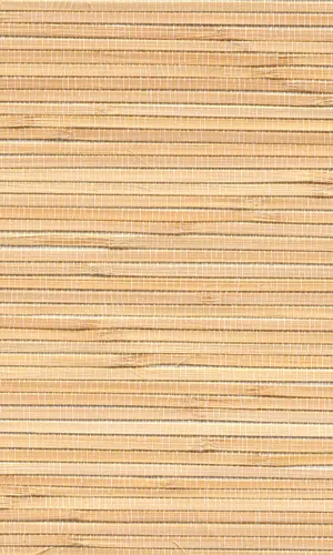 Alr Zen House Striped Beige and Yellow Grasscloth Wallpaper R2860