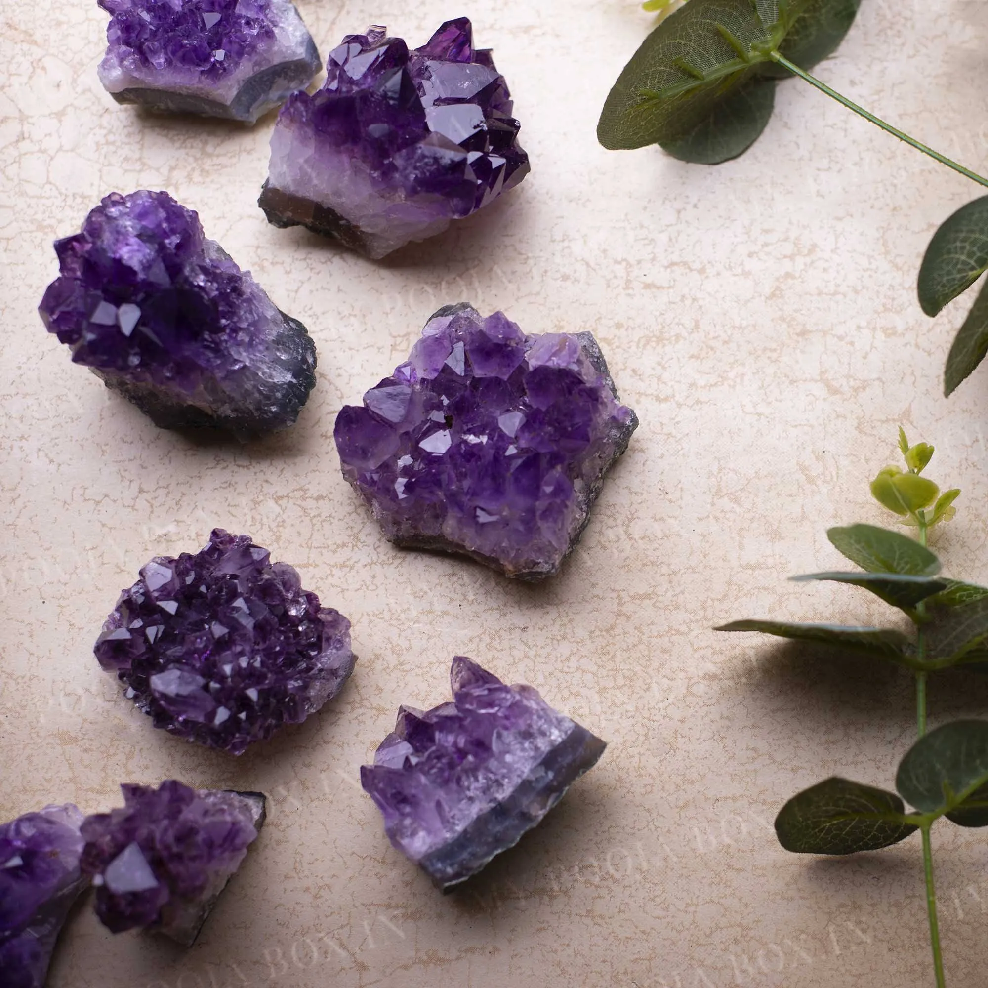 Amethyst Rock Cluster Crystal