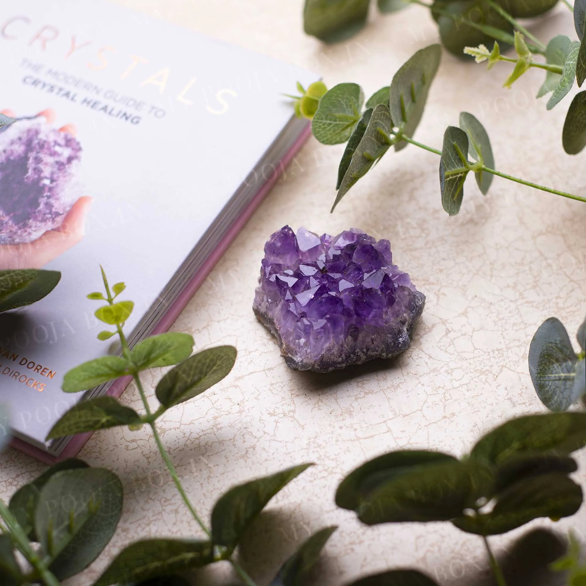 Amethyst Rock Cluster Crystal