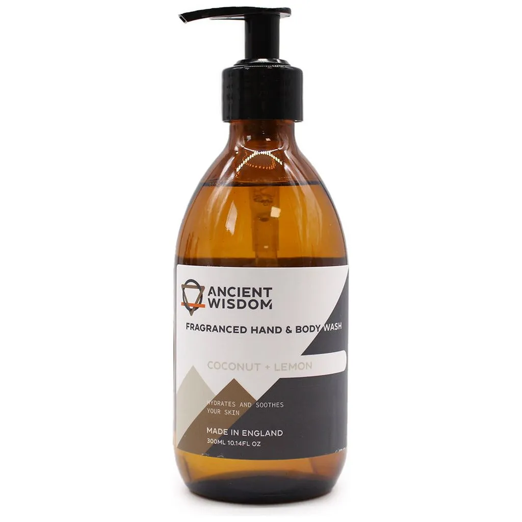 Ancient Wisdom - Fragranced Hand & Body Wash - 6 Beautiful Scents