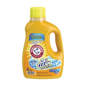 ARM & HAMMER 09553 Laundry Detergent, 62.5 oz Bottle, Liquid, Clean Fresh