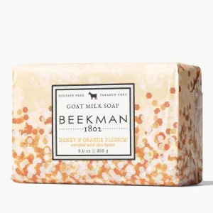 BEEKMAN Goatmilk Soap Bar - Honey & Orange Blossom - 9oz