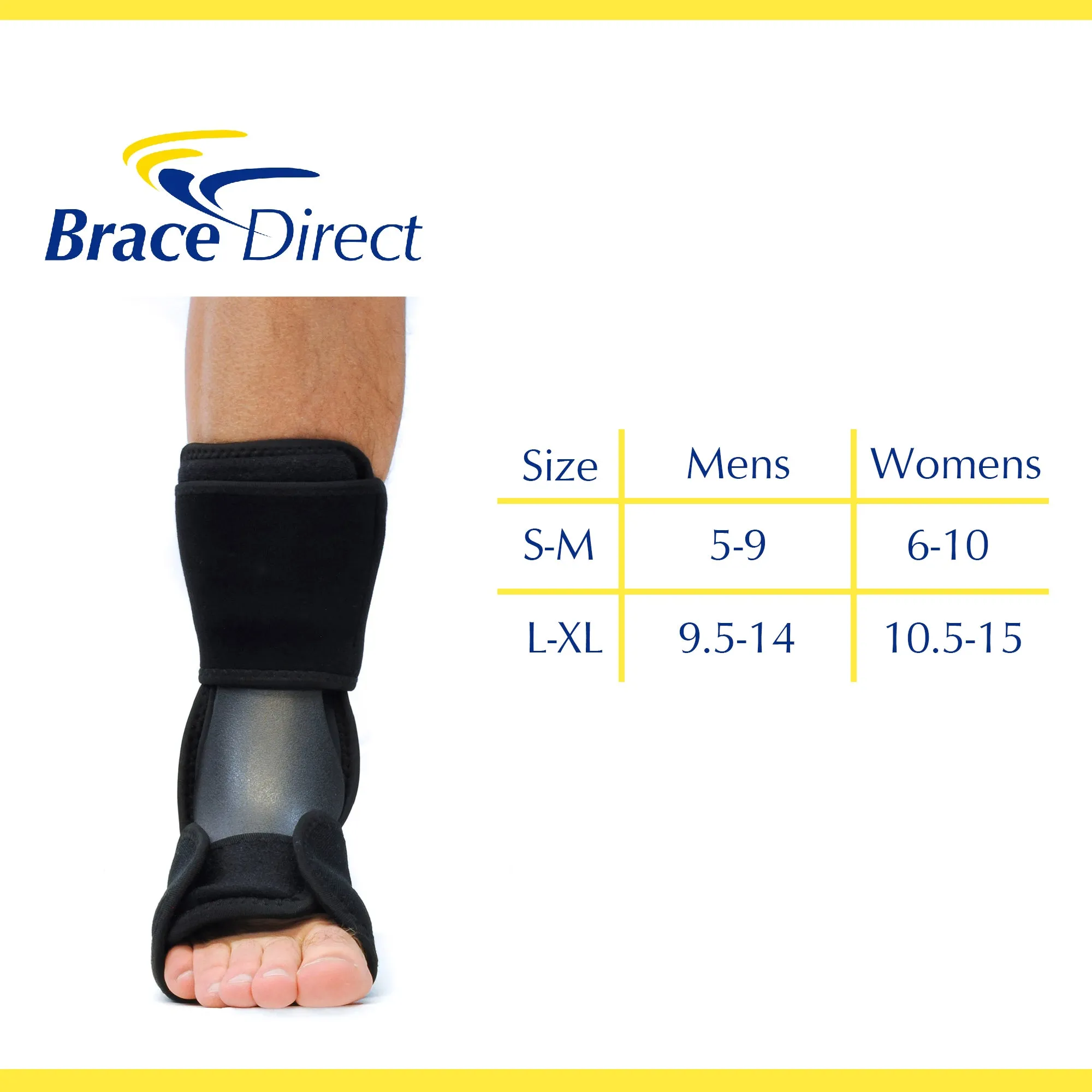 Brace Align Dorsal Plantar Fasciitis Night Splint PDAC L4396/L4397