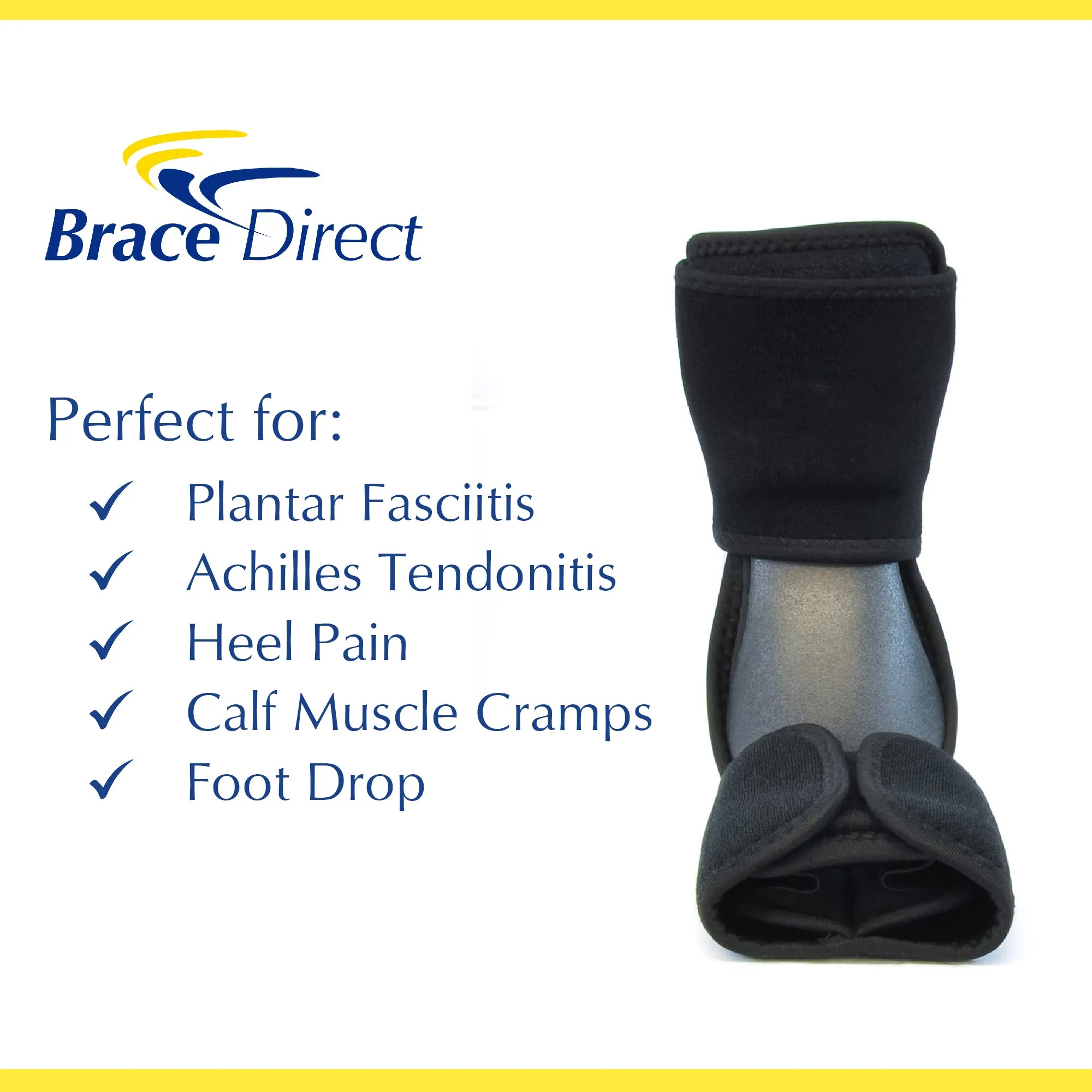 Brace Align Dorsal Plantar Fasciitis Night Splint PDAC L4396/L4397