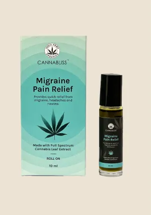 Cannabliss Migraine Pain Relief Roll On - 10 ML