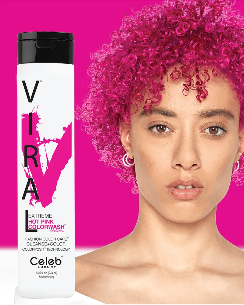 Celeb Luxury Viral Colorwash Vivid Hot Pink