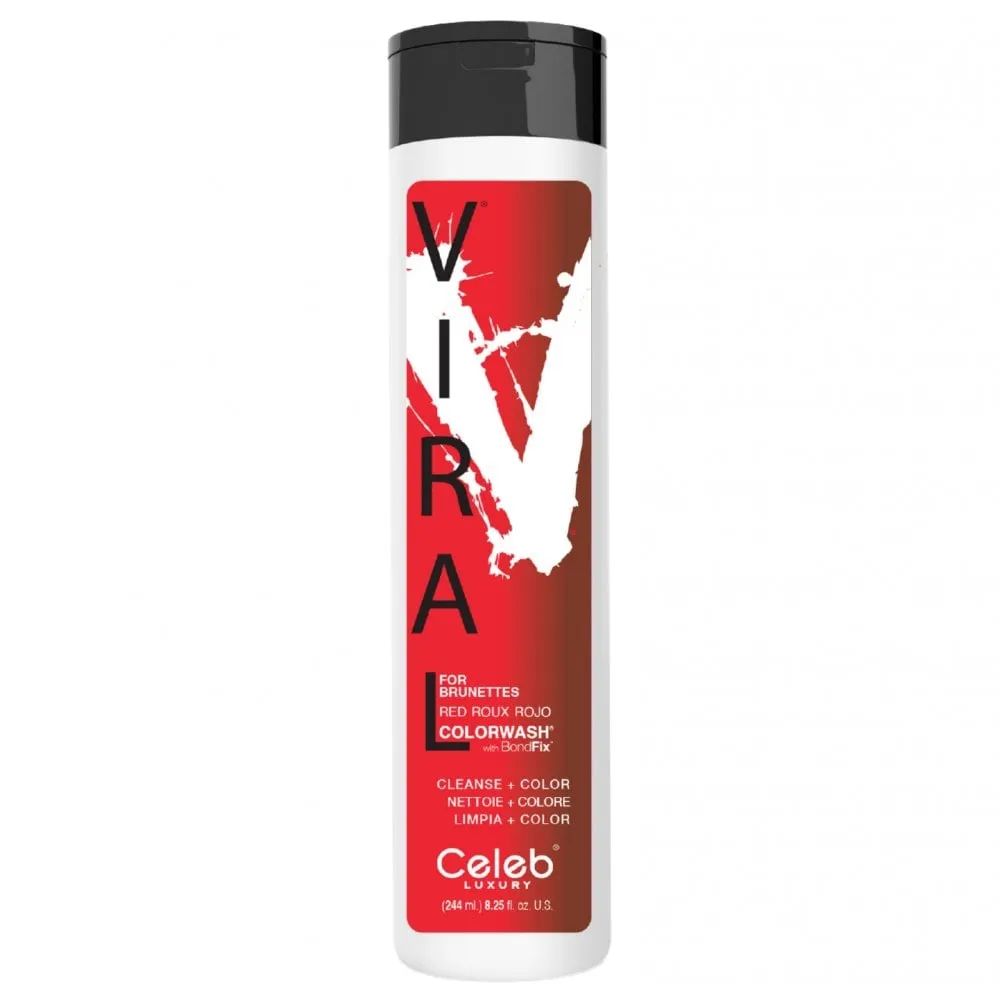 Celeb Luxury Viral Extreme Red Brunette Colour Wash 244ml