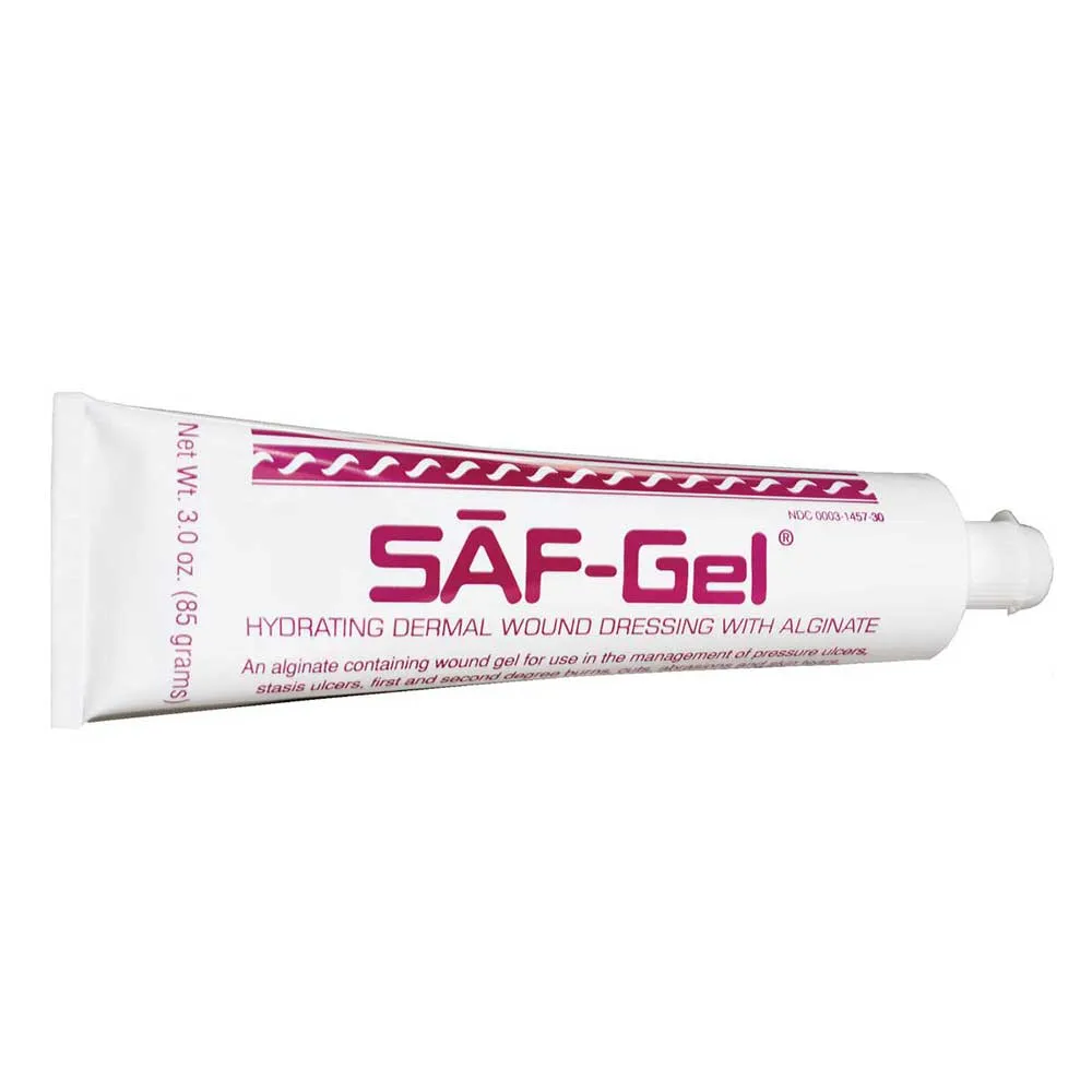 Convatec SAF-Gel 145730 Hydrating Dermal Wound Dressing Gel with Alginate, 1 Each