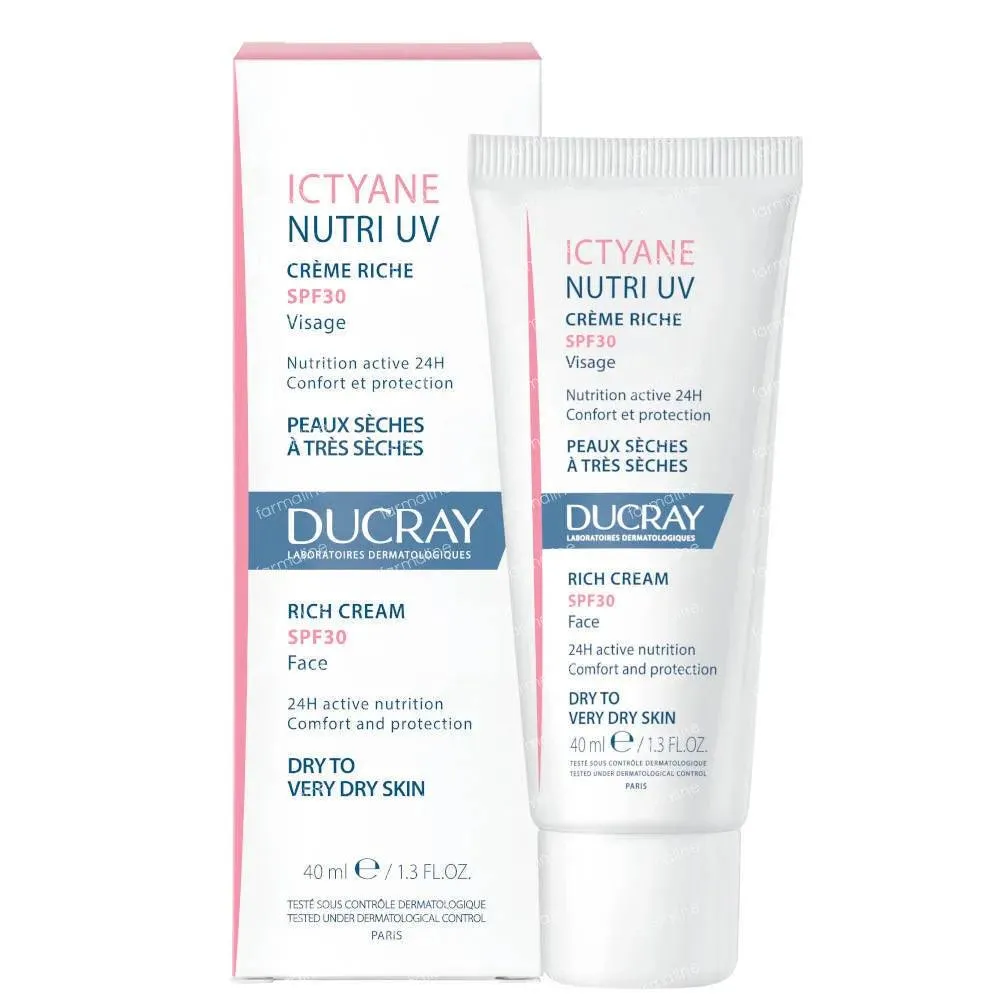 Ducray Ictyane nutri UV rich cream spf 30 40ml