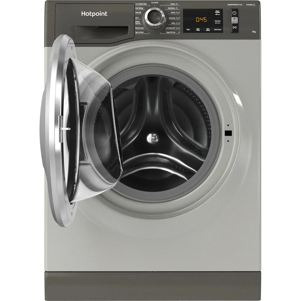 Hotpoint NM11948GCAUK 9kg 1400 Spin Washing Machine Graphite