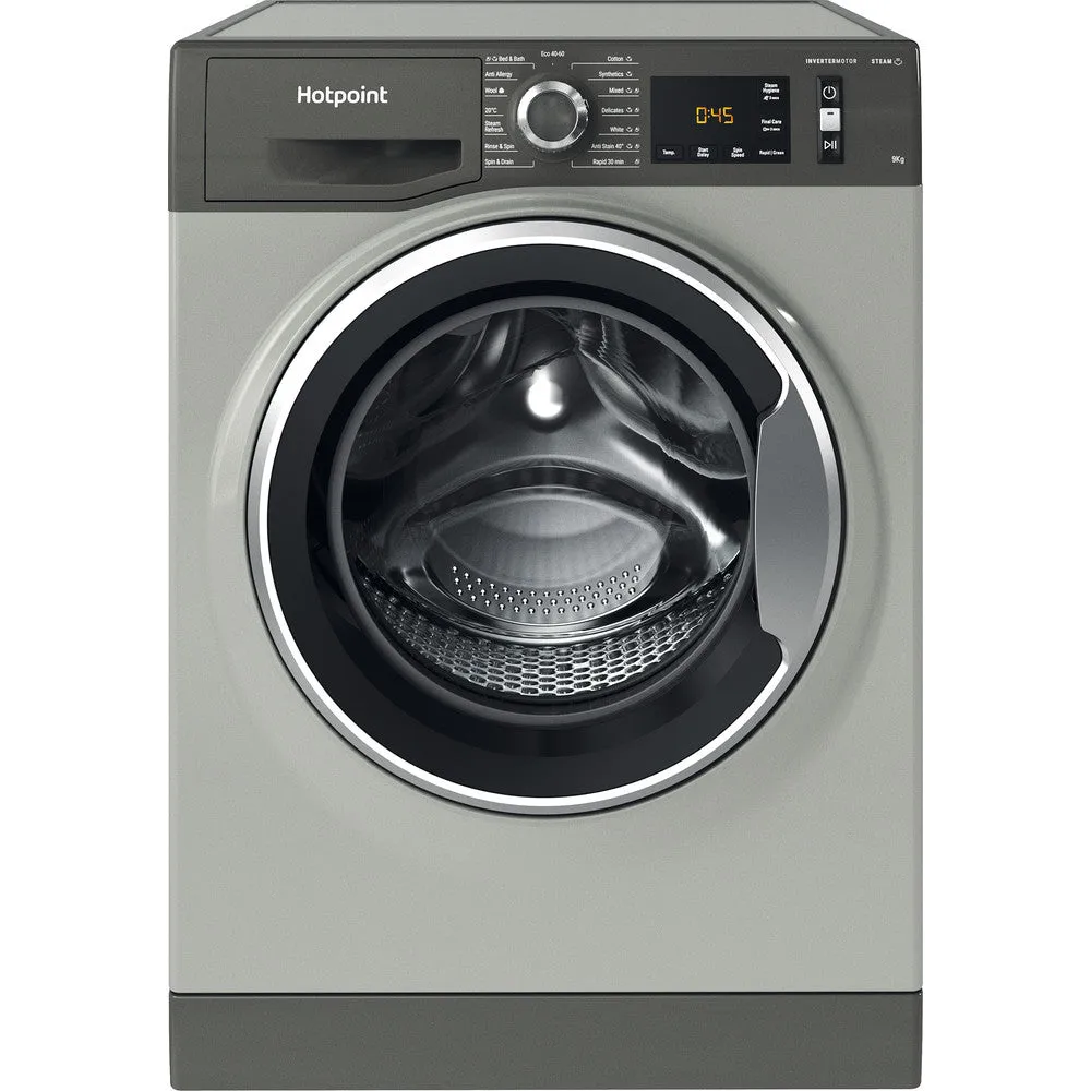 Hotpoint NM11948GCAUK 9kg 1400 Spin Washing Machine Graphite