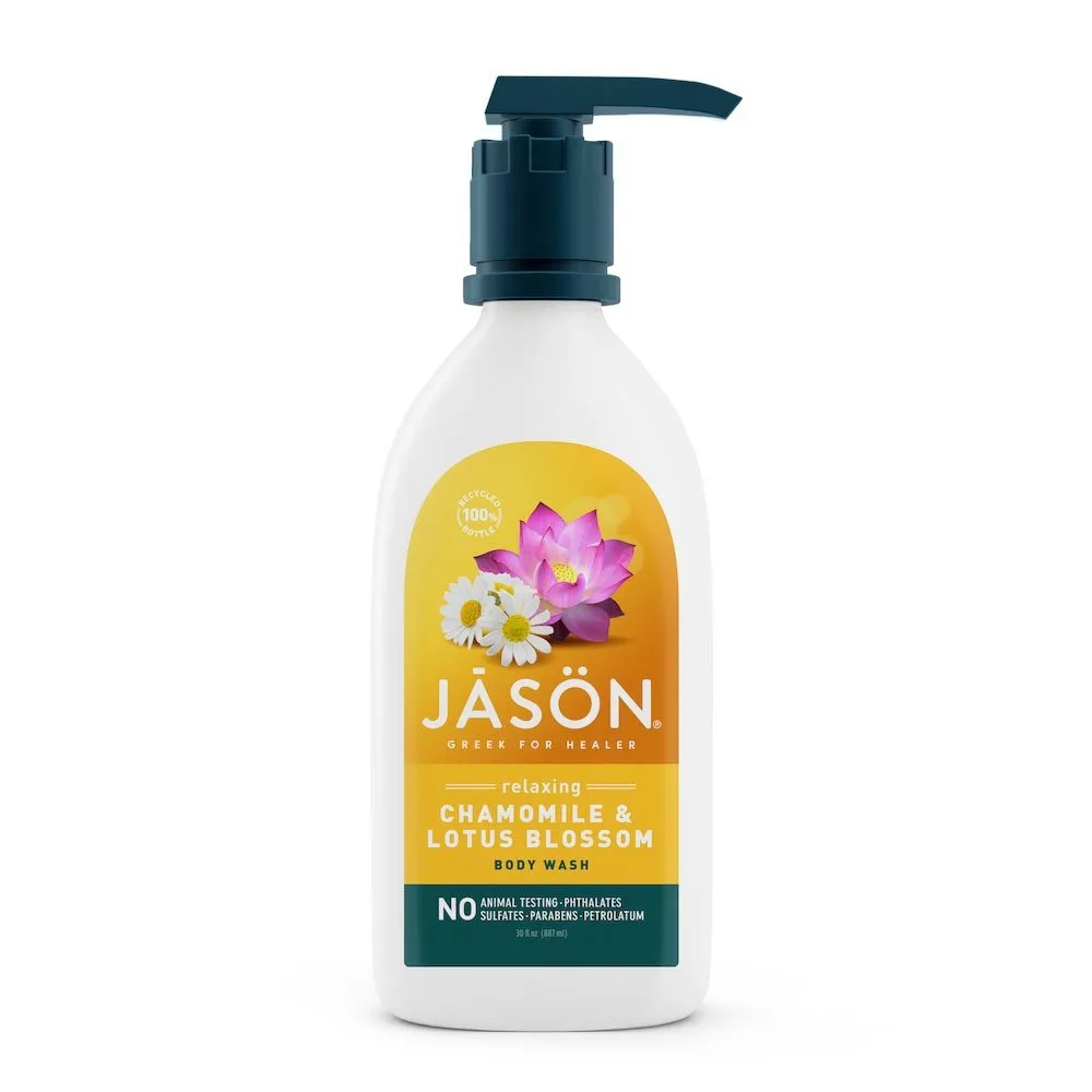 Jason Natural Cosmetics Relaxing Chamomile & Lotus Blossom Body Wash 30 oz. Liquid