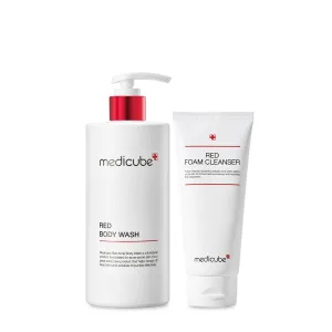 [M-CLUB] Red Face & Body Cleansing Set