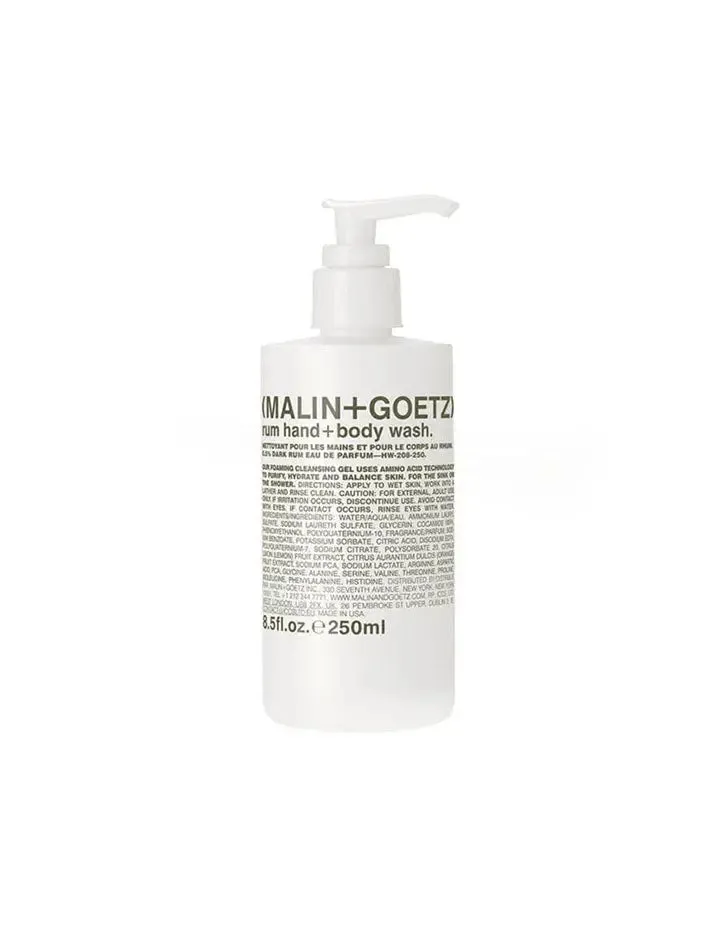 Malin   Goetz Rum Hand and Body Wash 250ml