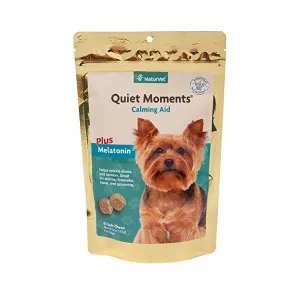 NaturVet Care Quiet Moments Calming Soft Chews for Dogs, 65 count