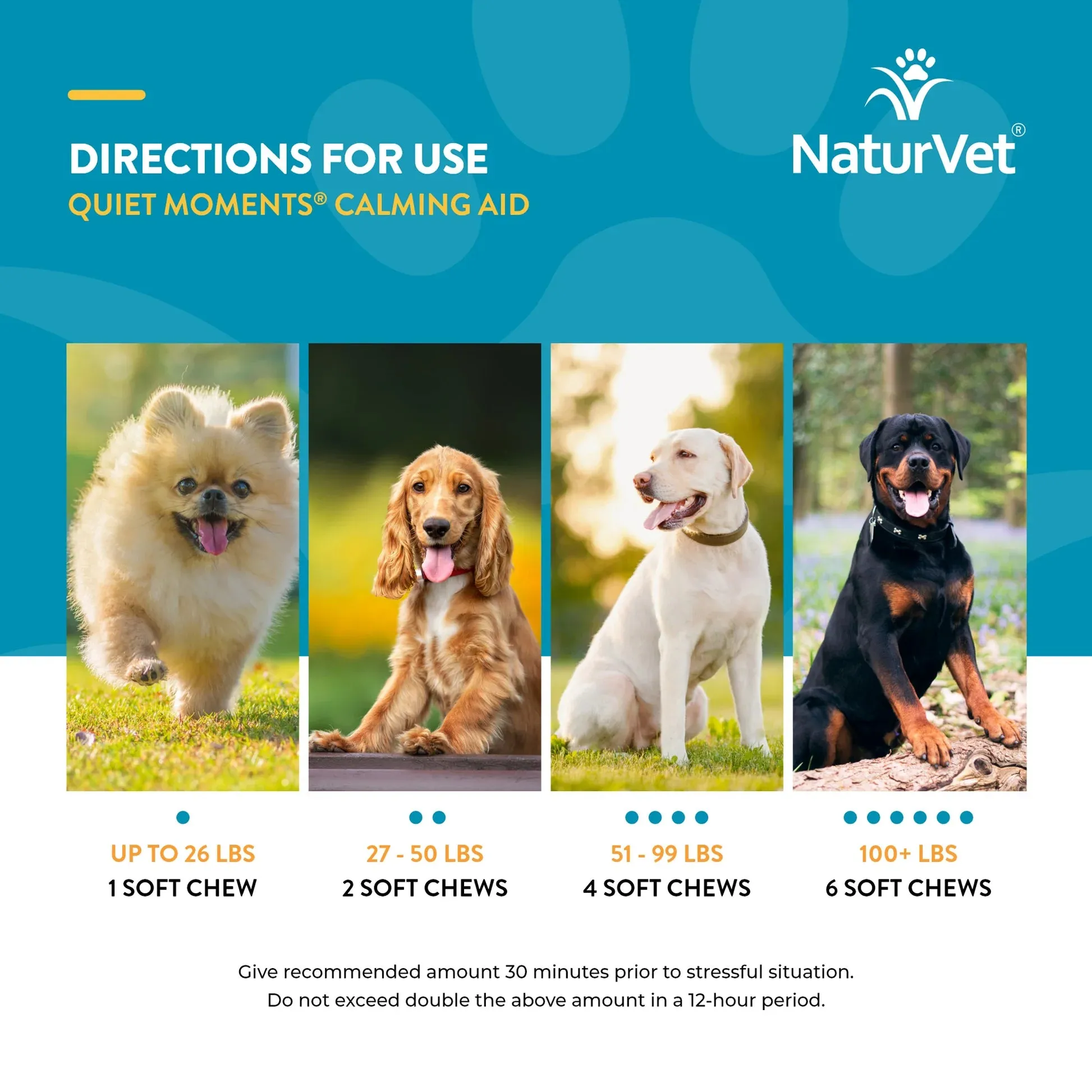 NaturVet Quiet Moments® Dog Calming Aid Soft Chews