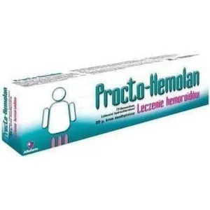 Procto-HEMOLAN cream 20g hemroids, hemroid relief, varicose veins pain