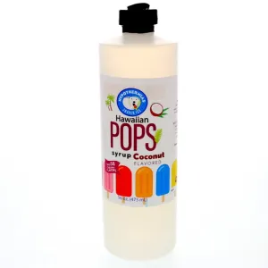 Ready-To-Use Coconut Hawaiian Pop-Popcicle Syrup