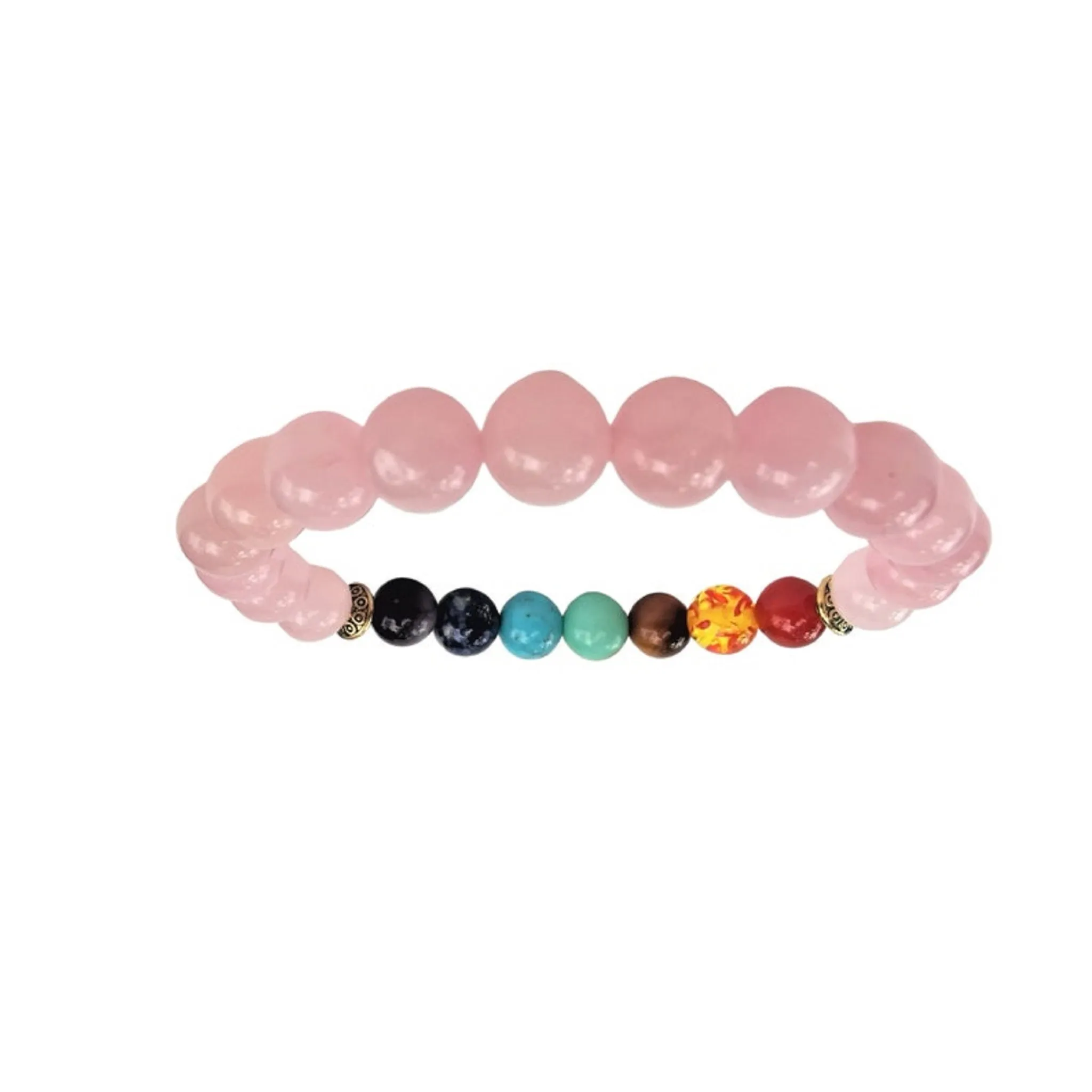 Rose Quartz Chakra Healing Bracelet - Love and Self-Healing