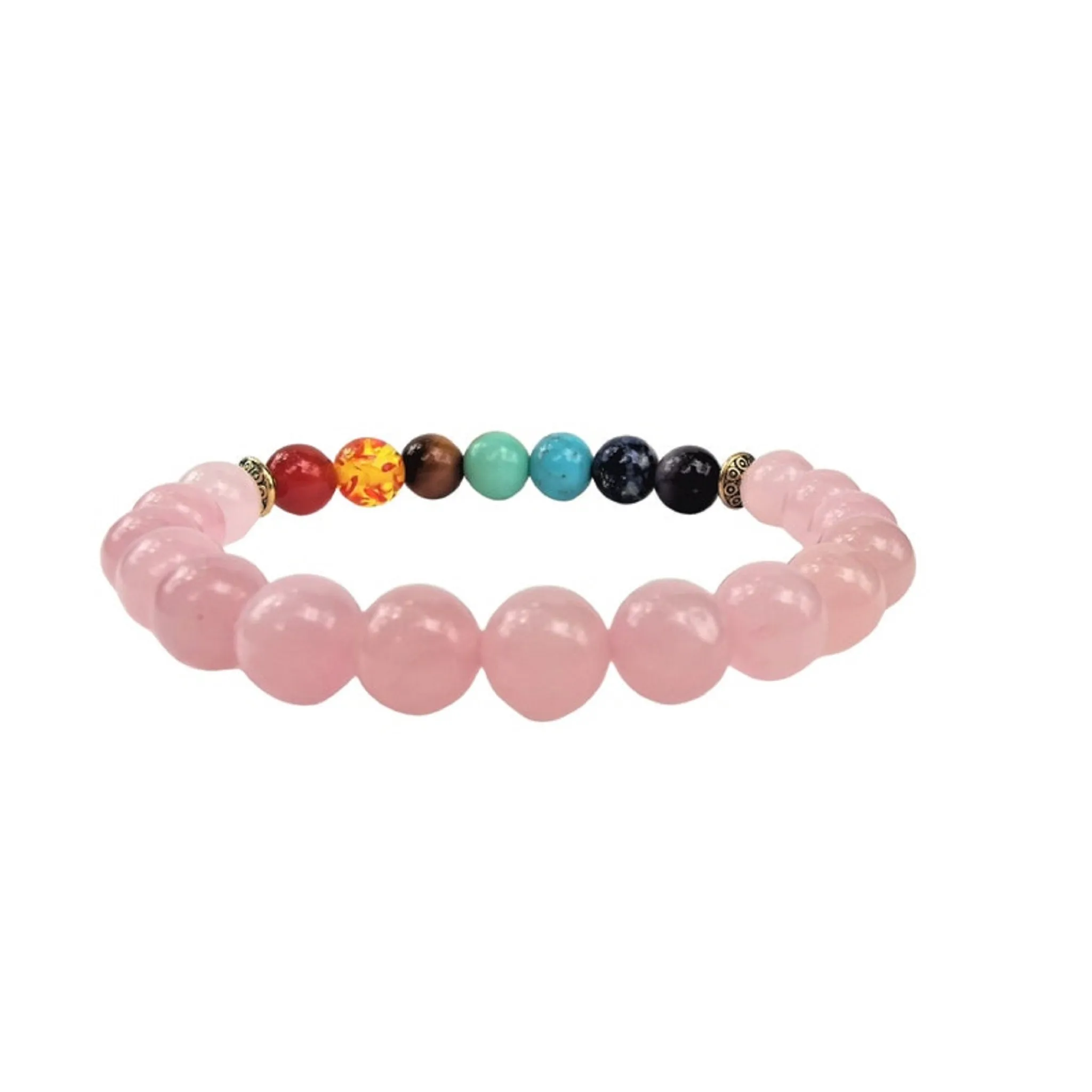 Rose Quartz Chakra Healing Bracelet - Love and Self-Healing