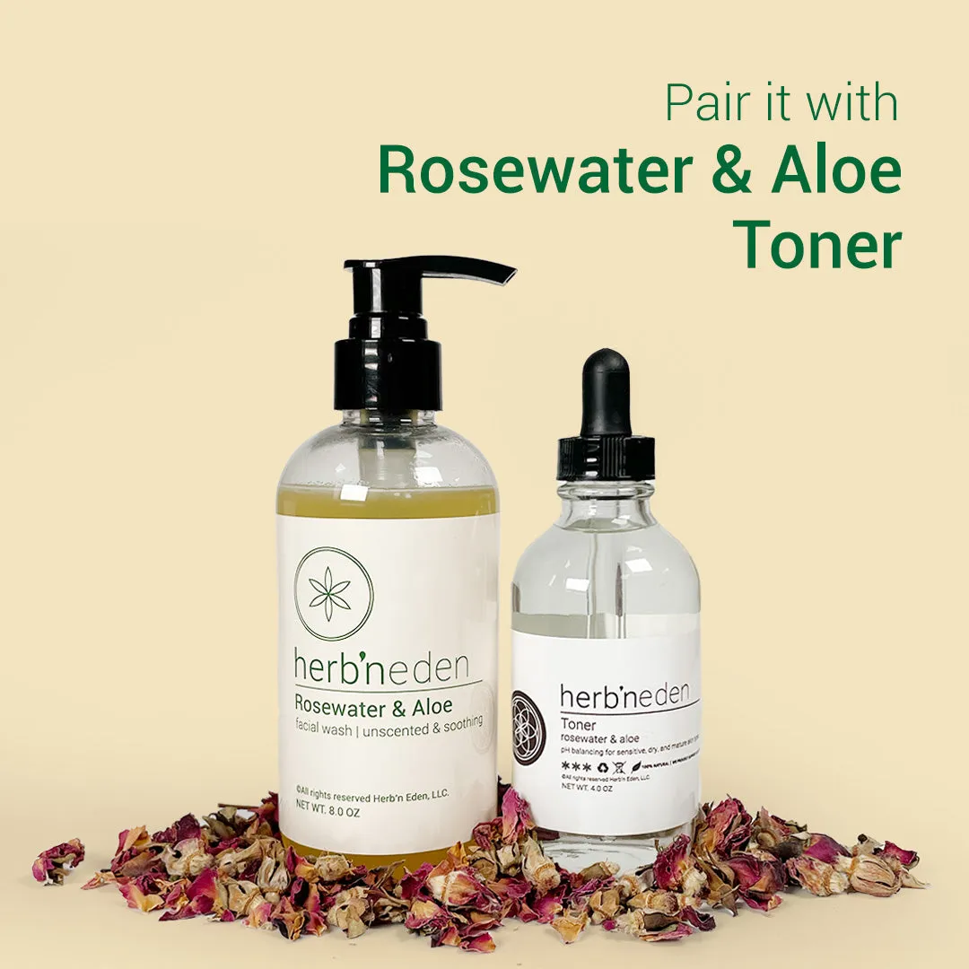 Rosewater & Aloe Facial Wash