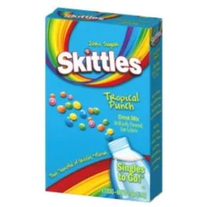 Skittles Singles To Go Tropical Punch Drink Mix .54oz