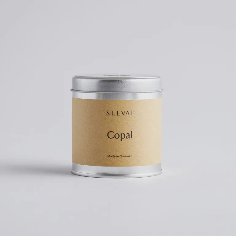 St Eval Copal Candle Tin