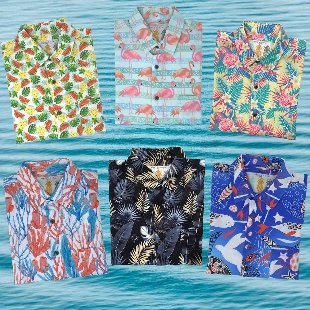 Super Stretch - "Waist" Management Hawaiian Shirt