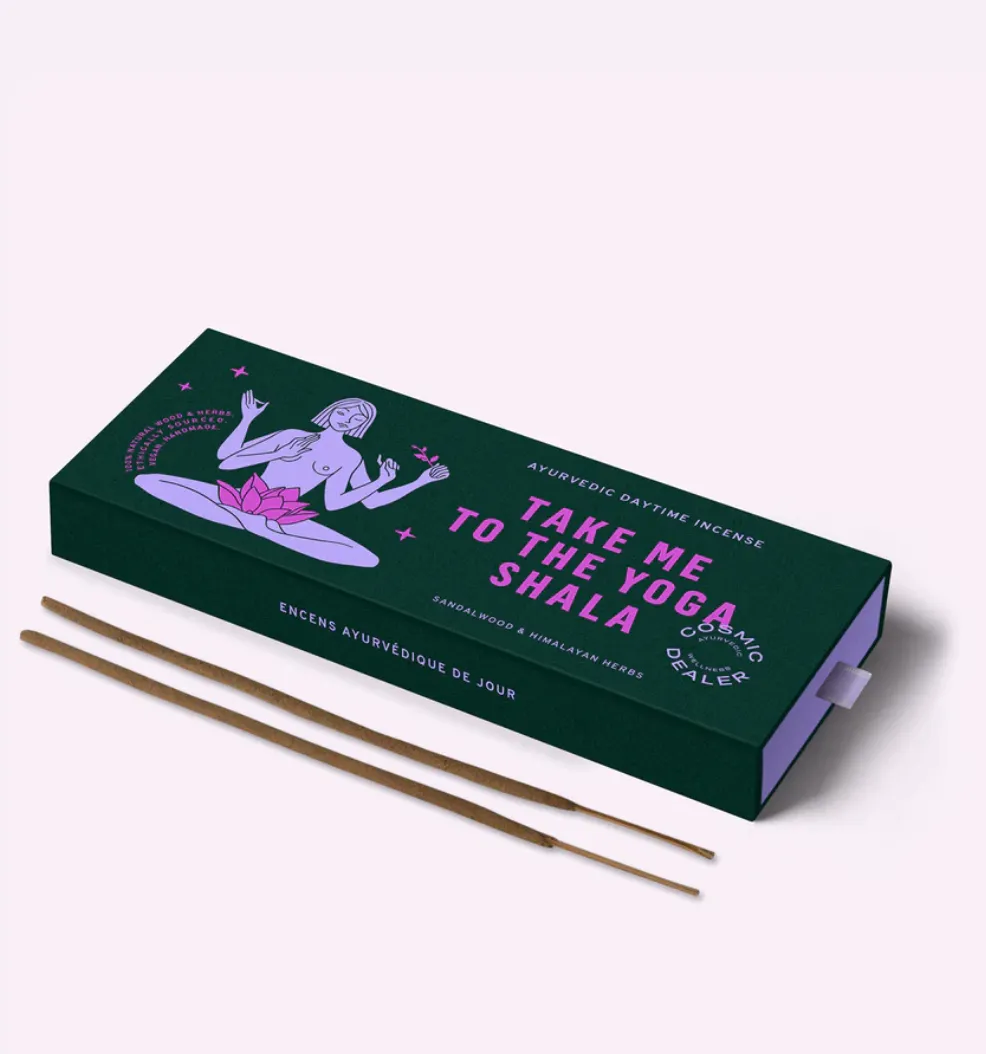 TAKE ME TO THE YOGA SHALA - NATURAL AYURVEDIC INCENSE: DAY & NIGHT