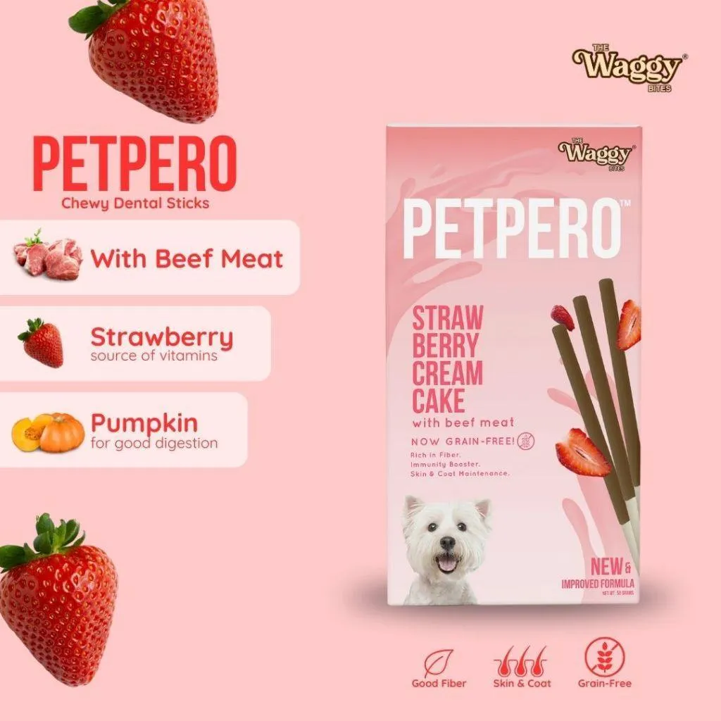 The Waggy Bites - Petpero Strawberry   Beef