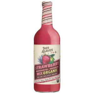 Tres Agaves Organic Strawberry Margarita Mix 1L