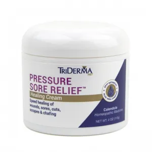 Triderma Pressure Sore Relief Healing Cream, 4 oz Jar