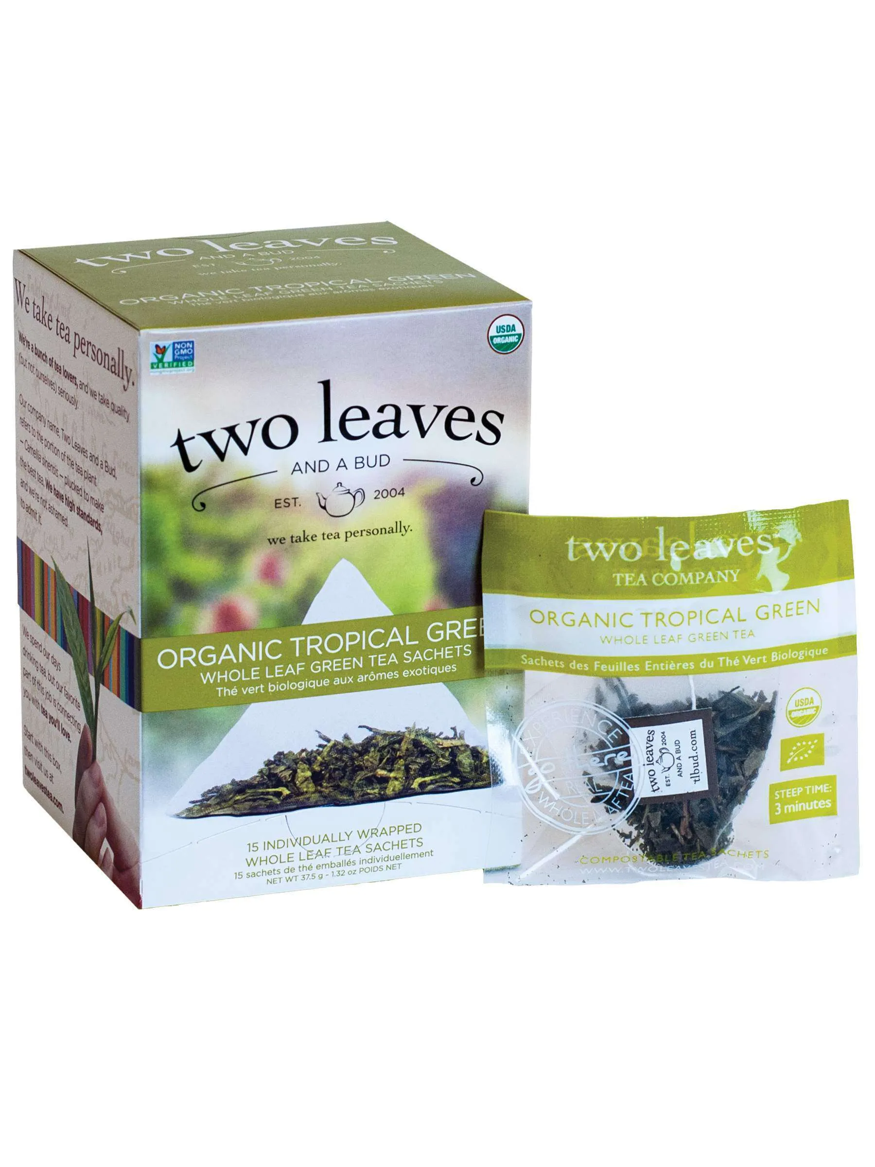 Two Leaves and a Bud Organic Tropical Green Tea